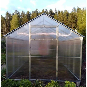 Šiltnamis Namelis (plotis 2,5m) danga 6 mm 4 m