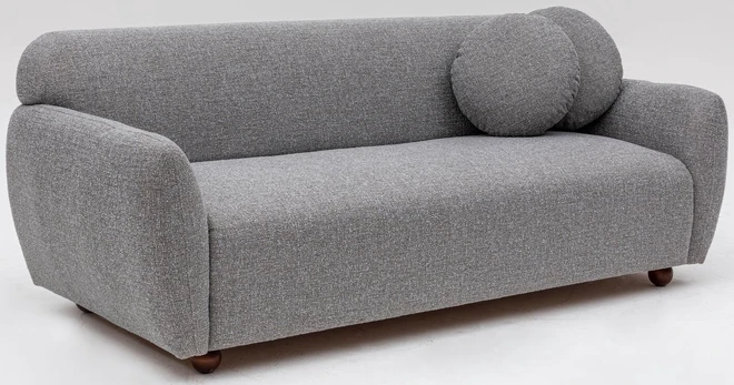 Trivietė sofa Eddy-Light Grey Šviesiai pilka