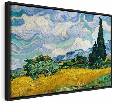 Artgeist Paveikslas - Vincent Van Gogh – Wheat Field with Cypresses