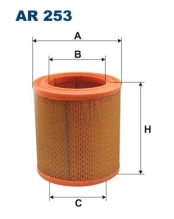 Oro filtras FILTRON AR 253 kaina