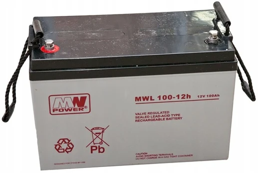 Akumuliatorius Mw Power Mwl 100-12h 12v 100ah varžtas M8