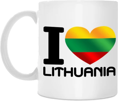 Puodelis "I love Lithuania"