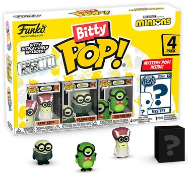 Funko Blister 4 figures Bitty POP Minions Series 2