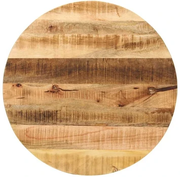 Stalviršis, 70x1,5cm, neapdorotas mango masyvas, apskritas