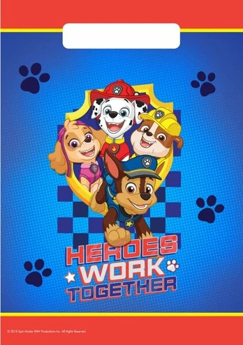 Dovanų maišelis Paw Patrol, 16x23 cm