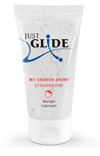 Just Play Just Glide Strawberry 50 ml masažo priemonės