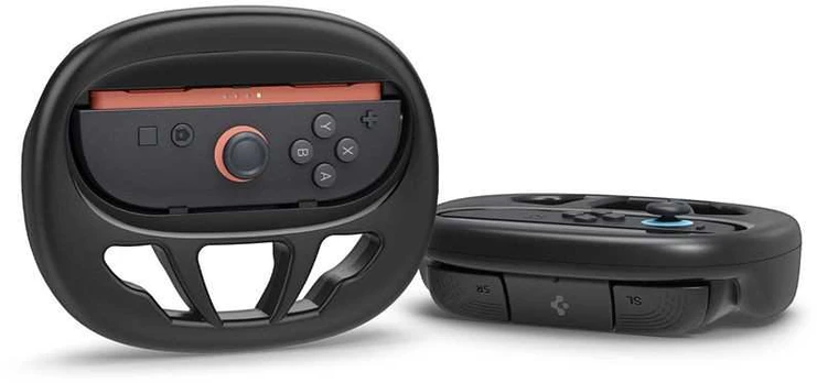 Dėklas Spigen Joy-Con Handle NS101, juodas - Nintendo Switch 2