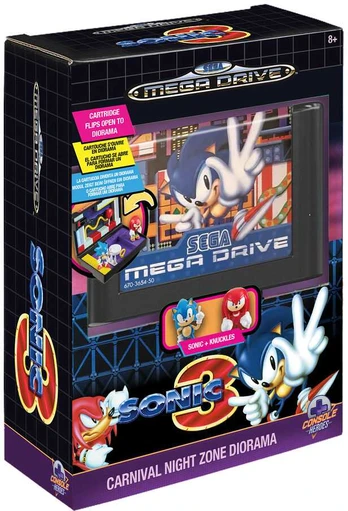 Kelioninis Console Heroes Sonic The Hedgehog 3 Mega Drive diorama