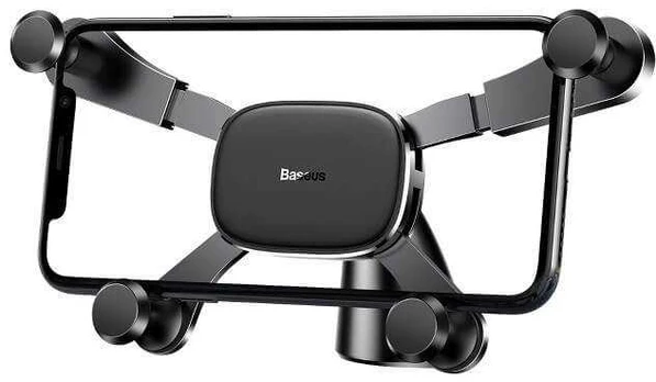 Baseus Horizontal Screen Gravity automobilinis horizontalus gravitacinis laikiklis, juodas