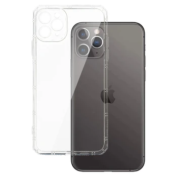 Skaidrus dėklas Apple iPhone 11 Pro Max, neslystantis, atsparus smūgiams