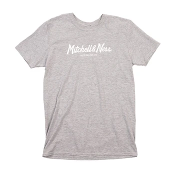 Mitchell & Ness Pinscript Tee Grey - Dydis M (TCRWINTL111-MNNGREY Marškinėliai)