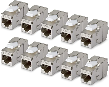StarTech CAT6A keystone jack 10-PACK (C6AKEYTLSTP18010PK)