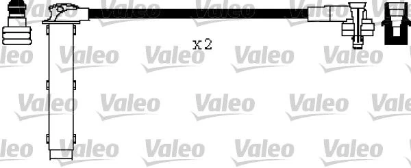 Uždegimo laido komplektas VALEO 346552