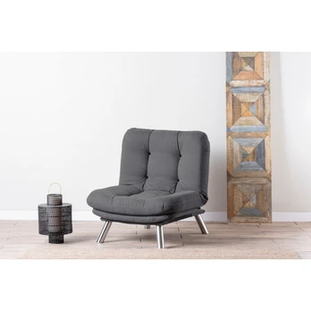 Fotelis Misa Solo-Grey Pilka