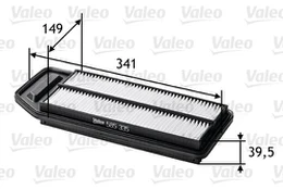 Oro filtras VALEO 585335 kaina