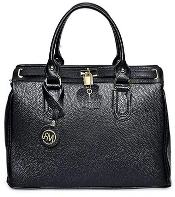 Roberta M Women's leather handbag RM1805 Nero