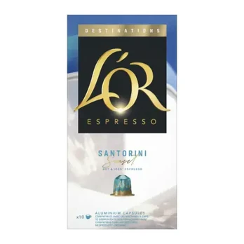 Kavos kapsulės L'OR Santorini, 10 vnt