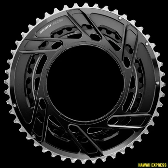 Priekinė žvaigždė SRAM Kit FORCE E1 for Powermeter - Thread Mount 4835T Black (including pin thread backup and screw)