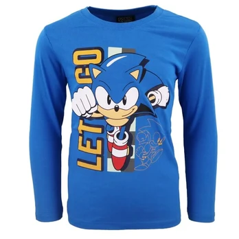 Marškinėliai berniukams Sonic, mėlyni