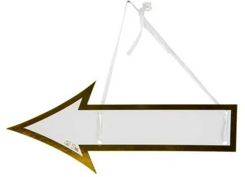 Hisabjoker Ab Skilt pil 35 cm