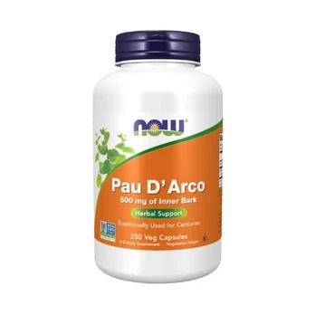 NOW Pau D&amp;apos;Arco 500 mg - 250 kaps.