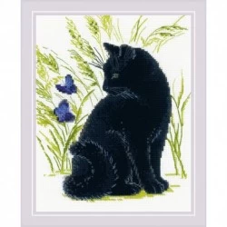 Black Cat Siuvinėjimo rinkinys iš RIOLIS Nr.: 2001