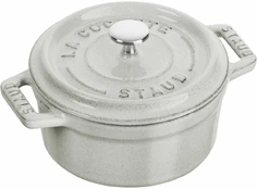 Mini garnek żeliwny apvalus Staub - 250 ml, Balta trufla kaina
