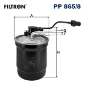 FILTRON PP 865/8 Kuro filtras
