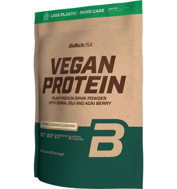 BioTech Vegan Protein, Vanilla Cookie, 500 g