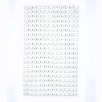 Lipnūs perlai, 6 mm, 260 vnt., OFF WHITE