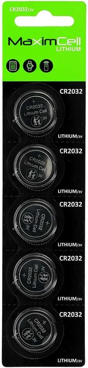 MaximCell Lithium batteries CR2032 - 5pcs
