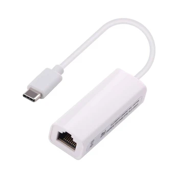 RJ45 į USB-C Ethernet adapteris 100 Mbps, 1 vnt.
