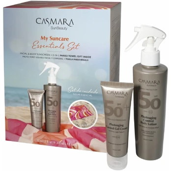 Casmara Sun Beauty Pack My Suncare Essentials Set veido ir kūno priežiūros priemonių rinkinys