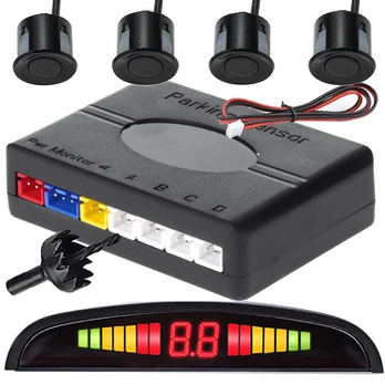 Verk Group Rear rear parking sensors set 4x sensor lcd display