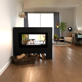GLOW FIRE HARDSTAD BLACK pastatomas biožidinys su apdaila