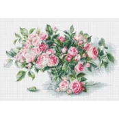 Bouquet of Pink Roses SB2286 kaina