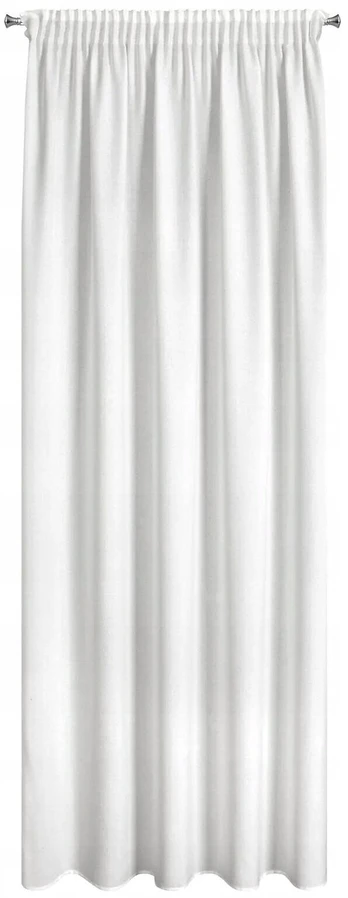 Naktinė užuolaida Eris, balta, 140 cm x 270 cm