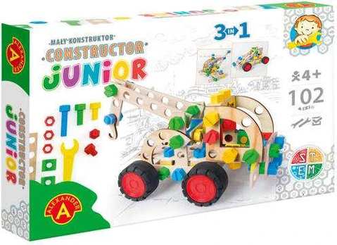 Alexander Mały konstruktor Junior 3x1 PullTruck 25880