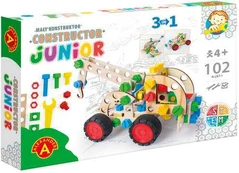 Alexander Mały konstruktor Junior 3x1 PullTruck 25880 kaina