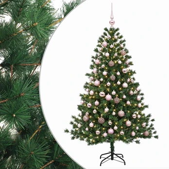 Dirbtinė kalėdinė eglutė su rutuliuku 180 cm 300 LED