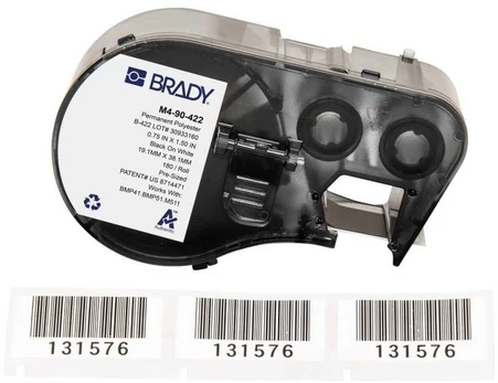 Brady BMP41/BMP51/BMP53/M511 Label Spausdintuvas Labels