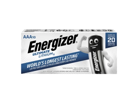 Energizer Ultimate Lithium AAA elementai, 10 vnt.