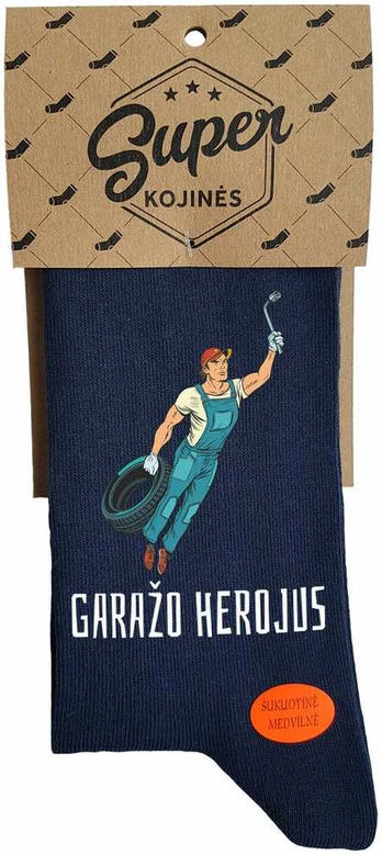 Kojinės "Garažo herojus"