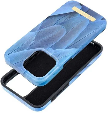 FORCELL F-PROTECT Mirage case compatible with MagSafe for IPHONE 15 Pro Max mėlynas bird