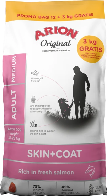 ARION - Original skin&coat medium - 15kg - promo size