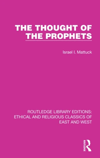Thought of the Prophets