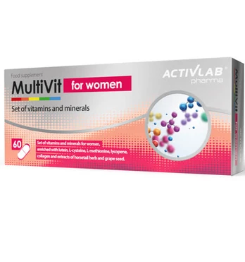 ActivLab MultiVit For Women, 60 kap
