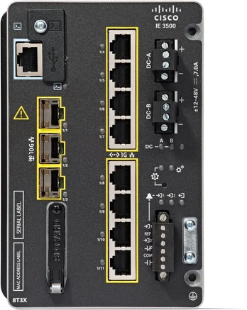 Šakotuvas Cisco IE-3500-8T3X-A komutatorius