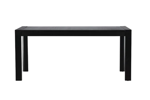 Slider Dining Table 250x95x75 cm - Black / Solid Oak Veneer