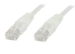 „MicroConnect U/UTP CAT5e 1M Baltas PVC“ (B-UTP501W)